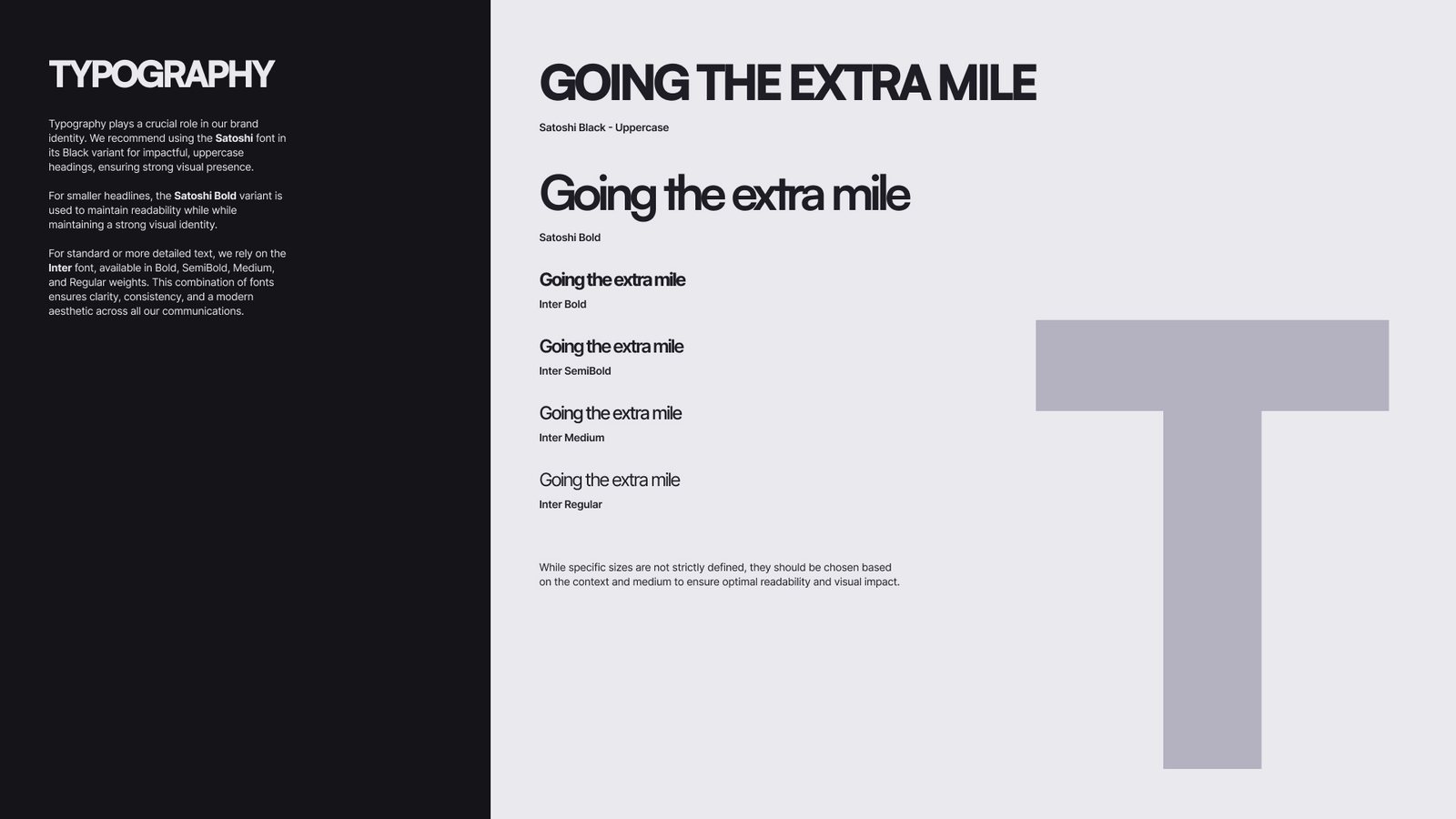 Typography slide